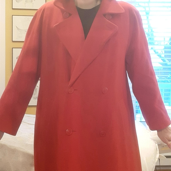 VINTAGE AQUASCUTUM OF LONDON CANADA RED - Picture 9 of 9